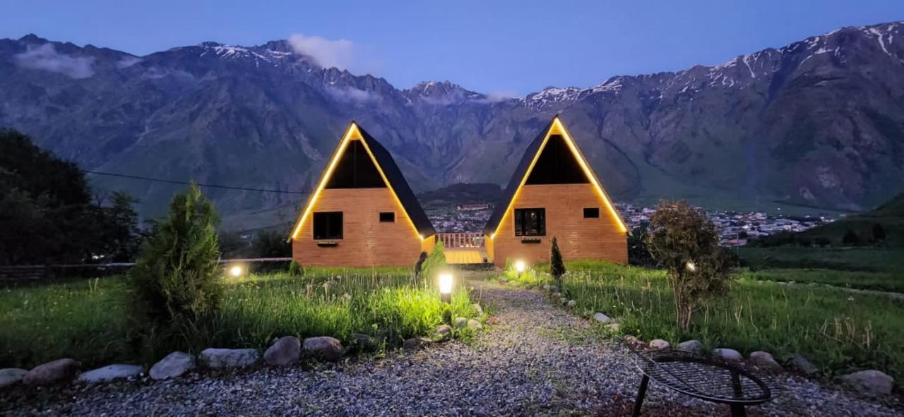 Little Wood House Gergeti Villa คัซเบกี ภายนอก รูปภาพ