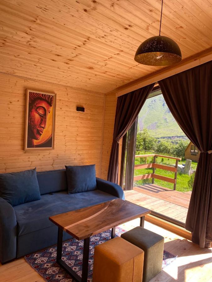 Little Wood House Gergeti Villa คัซเบกี ภายนอก รูปภาพ